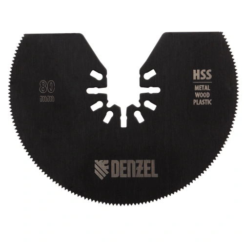 Насадка для МФИ отрезная полукруг, HSS, по металлу и дереву, 80 мм х 1,2 мм, мелкий зуб Denzel купить в Москве с доставкой по всей России | ProtosMarket.ru