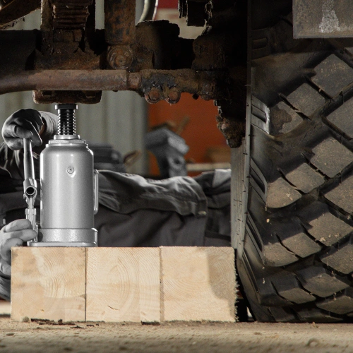 Домкрат гидравлический бутылочный, 20 т, высота подъема 242-452 мм Matrix купить в Москве с доставкой по всей России | ProtosMarket.ru