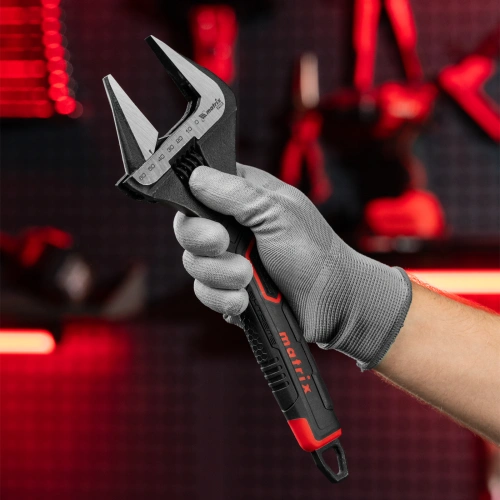 Ключ разводной, тонкие губки, фосфатированный, двухкомпонентная рукоятка, 300 мм, PRO Matrix купить в Москве с доставкой по всей России | ProtosMarket.ru