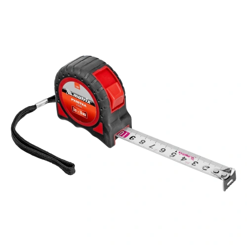 Рулетка Strong,3 м х 16 мм,обрезиненный корпус Matrix купить в Москве с доставкой по всей России | ProtosMarket.ru