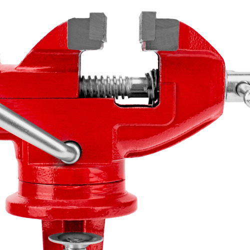 Тиски слесарные, 80 мм, настольные, поворотные, c наковальней MTX купить в Москве с доставкой по всей России | ProtosMarket.ru