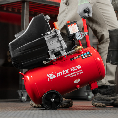 Компрессор воздушный DC1500L/24, 1,5 кВт, 24 л, 210 л/мин MTX купить в Москве с доставкой по всей России | ProtosMarket.ru