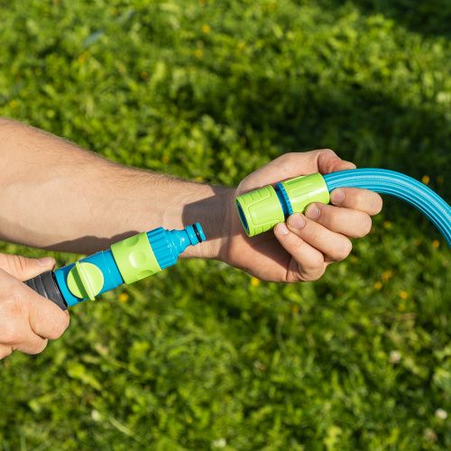 Набор поливочный, шланг 7,5-22,5м, пистолет 8 реж., чехол, подвес, LUXE Palisad купить в Москве с доставкой по всей России | ProtosMarket.ru