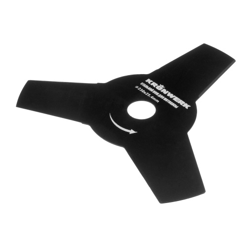 Нож для триммера 230х25,4, 3 лезвия Kronwerk купить в Москве с доставкой по всей России | ProtosMarket.ru