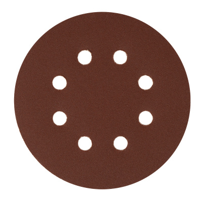 Круг абразивный на ворсовой подложке под "липучку", перфорированный, P 180, 125 мм, 5 шт Сибртех купить в Москве с доставкой по всей России | ProtosMarket.ru