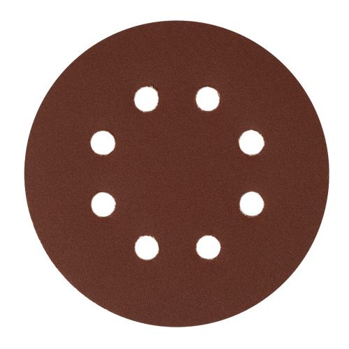 Круг абразивный на ворсовой подложке под "липучку", перфорированный, P 180, 125 мм, 5 шт Сибртех купить в Москве с доставкой по всей России | ProtosMarket.ru
