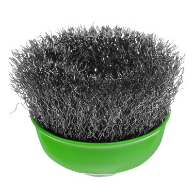 Щетка для УШМ, 65 мм, М14, "чашка", витая проволока 0.3 мм Сибртех купить в Москве с доставкой по всей России | ProtosMarket.ru