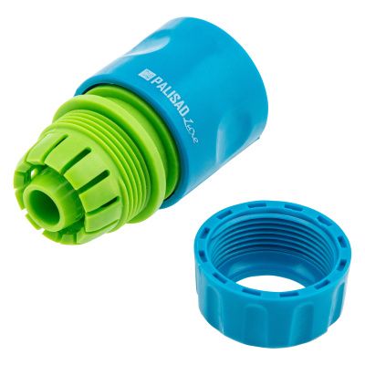 Соединитель пластмассовый, быстросъемный для шланга 1/2, однокомпонентный Palisad Luxe купить в Москве с доставкой по всей России | ProtosMarket.ru