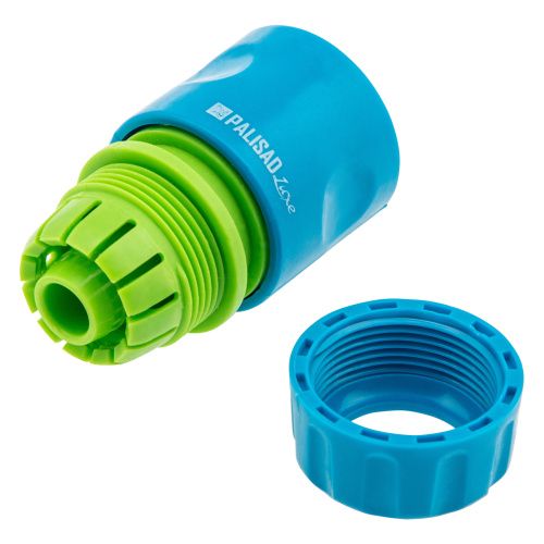 Соединитель пластмассовый, быстросъемный для шланга 1/2, однокомпонентный Palisad Luxe купить в Москве с доставкой по всей России | ProtosMarket.ru