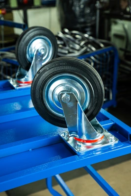 Тележка платформенная TOR ТП-Д (700х1200) с двумя ручками (колеса 200) купить в Москве с доставкой по всей России | ProtosMarket.ru