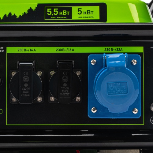 Генератор бензиновый БС-6500Э, 5.5 кВт, 230В, четырехтактный, 25 л, электростартер Сибртех купить в Москве с доставкой по всей России | ProtosMarket.ru