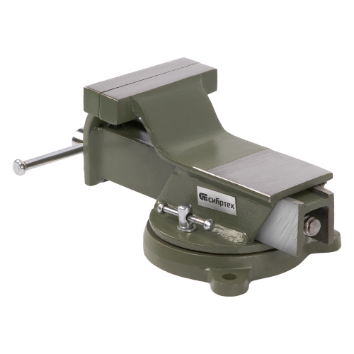 Тиски слесарные, 100 мм, стальные, поворотные Сибртех купить в Москве с доставкой по всей России | ProtosMarket.ru