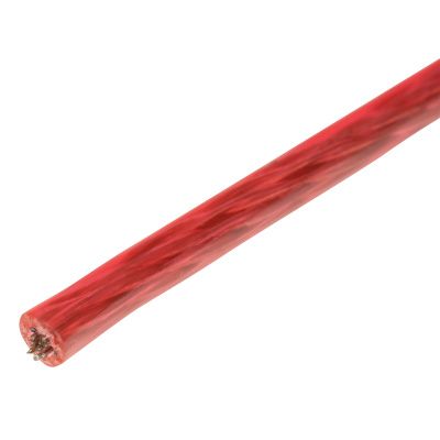 Трос металлополимерный красный ПР-3.0, толщина 3.0 мм, моток 20 метров Сибртех купить в Москве с доставкой по всей России | ProtosMarket.ru