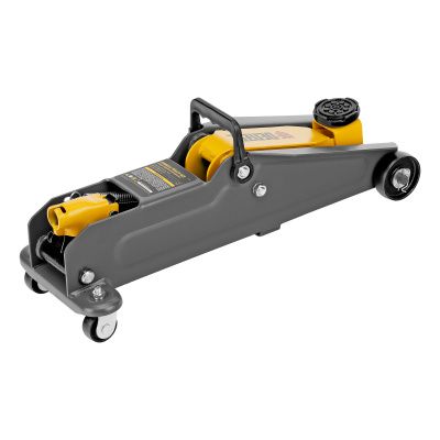 Домкрат гидравлический подкатной, 2 т, 135-385 мм, в пласт. кейсе Denzel купить в Москве с доставкой по всей России | ProtosMarket.ru