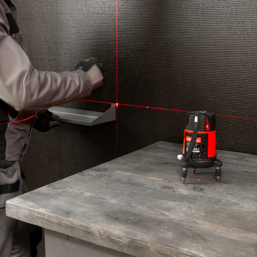 Лазерный уровень CRL-30R, 30 м, красный луч, батарейки, резьба 5/8" MTX купить в Москве с доставкой по всей России | ProtosMarket.ru