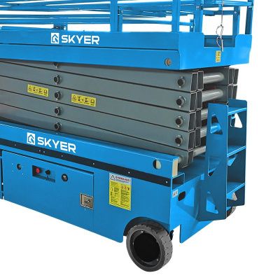 Самоходный ножничный подъемник с выдвижной платформой SKYER PL1435 купить в Москве с доставкой по всей России | ProtosMarket.ru