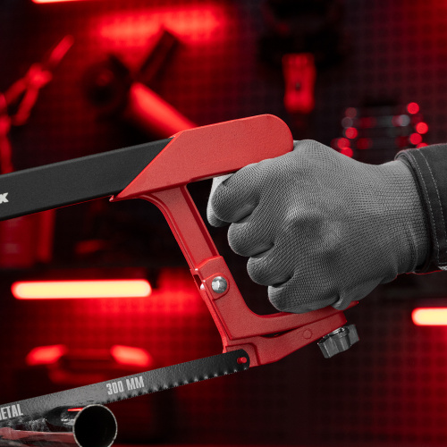 Ножовка по металлу, 300 мм, биметаллическое полотно, обрезиненная рукоятка Matrix купить в Москве с доставкой по всей России | ProtosMarket.ru
