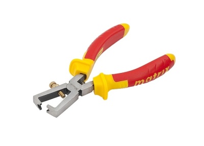 Клещи для снятия изоляции Insulated, 160 мм, двухкомпонентные рукоятки Matrix Professional купить в Москве с доставкой по всей России | ProtosMarket.ru