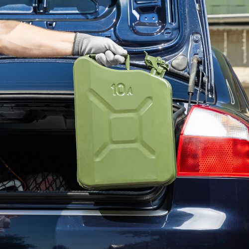 Канистра для топлива, металлическая, толщина стенок 0,8мм, 10 литров купить в Москве с доставкой по всей России | ProtosMarket.ru