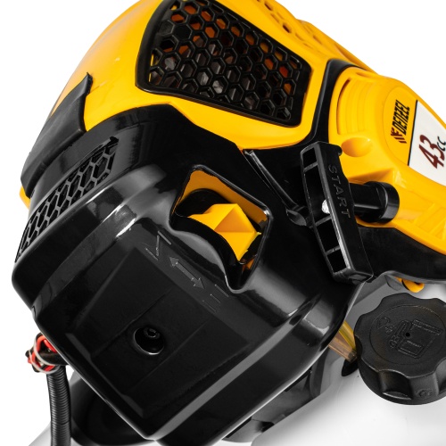 Триммер бензиновый DTL-43, 43 см3, неразъемная штанга, состоит из 2 частей Denzel купить в Москве с доставкой по всей России | ProtosMarket.ru