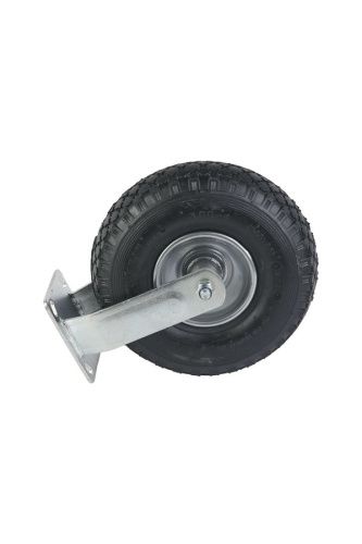 Колесо пневматическое резиновое 260 мм PRF 85 неповоротное на кронштейне купить в Москве с доставкой по всей России | ProtosMarket.ru