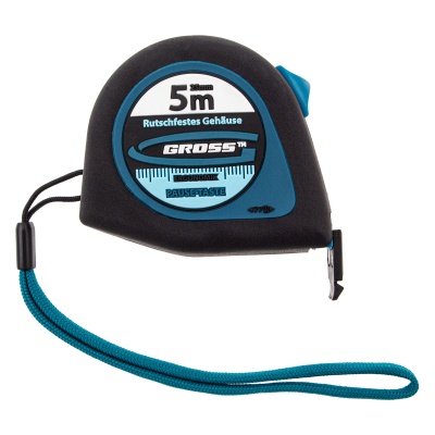 Рулетка "Ergonomisch",5 м x 25 мм,магнитный обрезиненный зацеп Gross купить в Москве с доставкой по всей России | ProtosMarket.ru