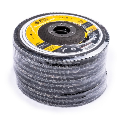 Круг лепестковый для шлифования по нержавеющей стали FTL Ergo 27 цирконий 125 х 22,2 мм P120 купить в Москве с доставкой по всей России | ProtosMarket.ru