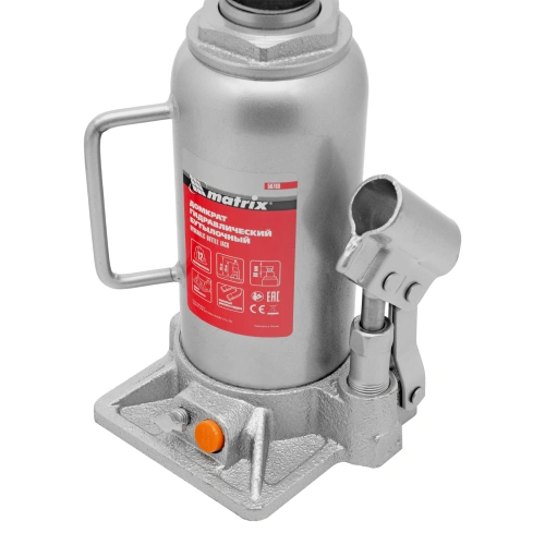 Домкрат гидравлический бутылочный, 12 т, h подъема 230-465 мм Matrix по ценам производителя в Москве с доставкой по всей России