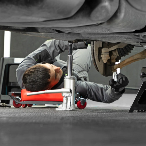 Домкрат гидравлический бутылочный, 4 т, h подъема 194-372 мм Matrix купить в Москве с доставкой по всей России | ProtosMarket.ru