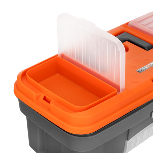 Ящик для инструмента с мет. замками 16", 410х210x175 мм Stels купить в Москве с доставкой по всей России | ProtosMarket.ru