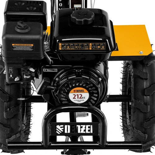 Мотоблок DPT-370X, 7 л.с, дисковое сцепление, ширина 90 см, глубина 35 см, фрез 3 х 4, ВОМ, передачи 3В/1Н Denzel купить в Москве с доставкой по всей России | ProtosMarket.ru