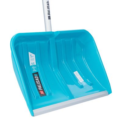 Лопата-скрепер для уборки снега, полипропилен, 550х340х1450 мм, алюминиевый черенок, ПВХ, LUXE Palisad купить в Москве с доставкой по всей России | ProtosMarket.ru