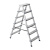Стремянка двусторонняя 6 ступеней, алюминиевая, Сибртех купить в Москве с доставкой по всей России | ProtosMarket.ru