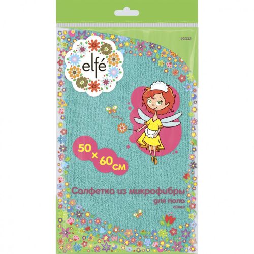 Салфетка из микрофибры для пола синяя 500 х 600 мм Elfe купить в Москве с доставкой по всей России | ProtosMarket.ru