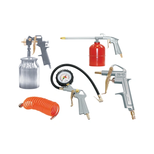 FUBAG Набор пневмоинструмента 5 предметов (краскораспылитель с нижним бачком) купить в Москве с доставкой по всей России | ProtosMarket.ru