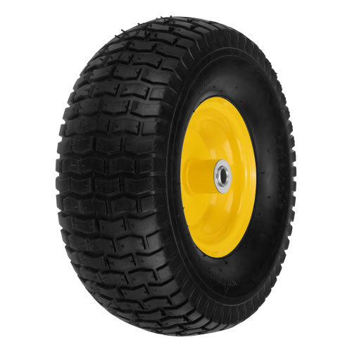 Колесо пневматическое 15/6.00-6, D 370 мм, подш. внут. диам. 16 мм, длина оси 100 мм Denzel купить в Москве с доставкой по всей России | ProtosMarket.ru