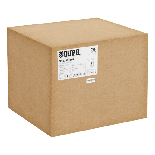 Мотоблок DPT-170S, 7 л.с., ремен.сцеп, фрез 3х4, ШОМ, передачи 2В/1Н Denzel по ценам производителя в Москве с доставкой по всей России