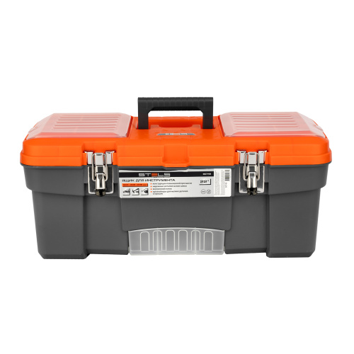 Ящик для инструмента с мет. замками 22", 560х285x235 мм Stels купить в Москве с доставкой по всей России | ProtosMarket.ru