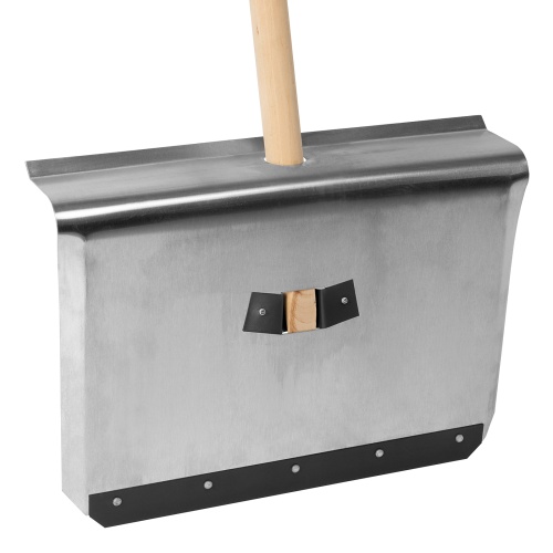 Лопата для уборки снега тротуарная, алюминиевая,500х400х1420мм, деревянный черенок, Россия Сибртех купить в Москве с доставкой по всей России | ProtosMarket.ru