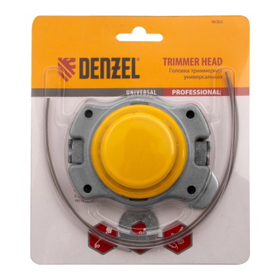 Головка триммерная универсальная алюминий, шайба 8 мм, 10 мм Denzel купить в Москве с доставкой по всей России | ProtosMarket.ru
