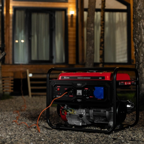 Генератор бензиновый RS-7000, 6 кВт, 230В, ручной стартер MTX по ценам производителя в Москве с доставкой по всей России