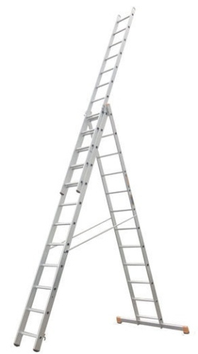 Лестница 3-х секционная алюминиевая 3*12 купить в Москве с доставкой по всей России | ProtosMarket.ru