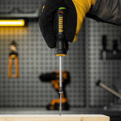 Отвертка PZ1x75 мм, CrV, трехкомпонентная рукоятка Denzel купить в Москве с доставкой по всей России | ProtosMarket.ru