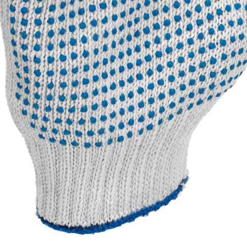 Перчатки трикотажные усиленные, с ПВХ точкой, 7 класс вязки купить в Москве с доставкой по всей России | ProtosMarket.ru