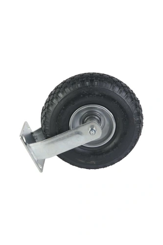 Колесо пневматическое резиновое 260 мм PRF 85 неповоротное на кронштейне купить в Москве с доставкой по всей России | ProtosMarket.ru