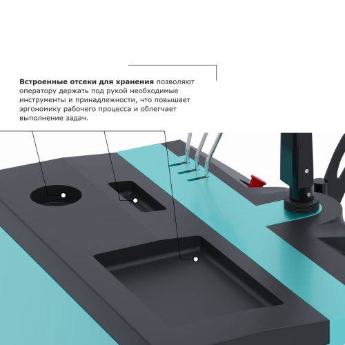 Штабелер с выдвижной мачтой (мини-ричтрак) PROLIFT PRO MRV 2045 li-ion купить в Москве с доставкой по всей России | ProtosMarket.ru