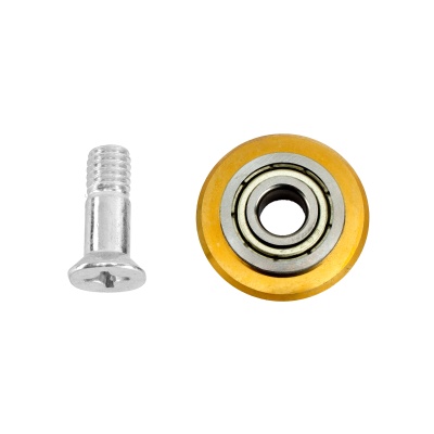 Ролик режущий с подшипником для плиткореза, 22х6х6мм, TiN Denzel купить в Москве с доставкой по всей России | ProtosMarket.ru