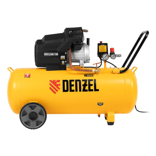 Компрессор воздушный DKV2200/100, Х-PRO 2.2 кВт, 400 л/мин, 100л Denzel по ценам производителя в Москве с доставкой по всей России