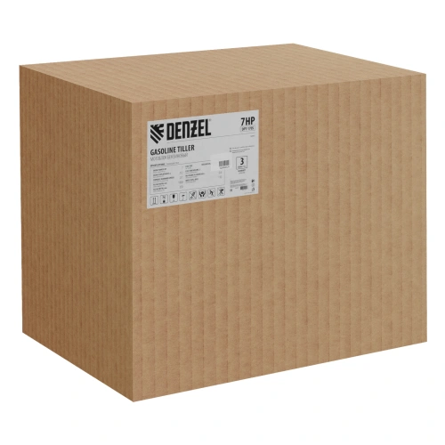 Мотоблок DPT-170S, 7 л.с., ремен.сцеп, фрез 3х4, ШОМ, передачи 2В/1Н Denzel купить в Москве с доставкой по всей России | ProtosMarket.ru