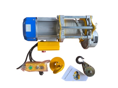 Лебедка электрическая TOR КCD (TSA) 500/1000 50/25 м 220В (алюминиевый корпус) купить в Москве с доставкой по всей России | ProtosMarket.ru